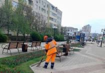 Мэр Белгорода Валентин Демидов проверил, как в городе проходит весенняя уборка