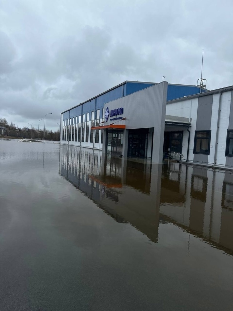 Вода хлынула и затопила ФОК «Динамо» в Петрозаводске: паркет уничтожен