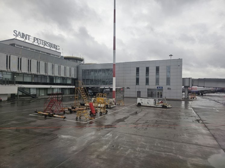В аэропорту Пулково на два дня ограничили въезд на пандус к третьему этажу