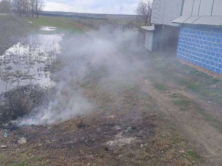 В Моргаушском округе рейд МЧС сразу выявил факты недопустимого сжигания мусора.