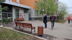 Обстановка на месте убийства байкера из-за парковки в Люблино: видео