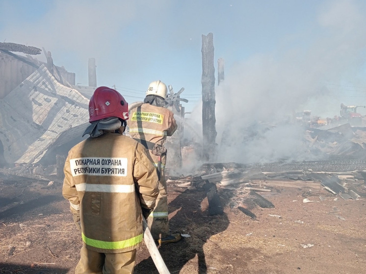 Названа причина пожара на животноводческой ферме в Бурятии