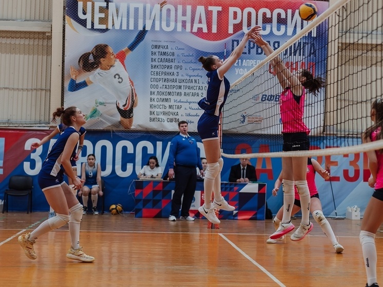 В Уфе завершился четвертьфинальный матч женской первой лиги между ВК «Салават» и «Тамбовом»