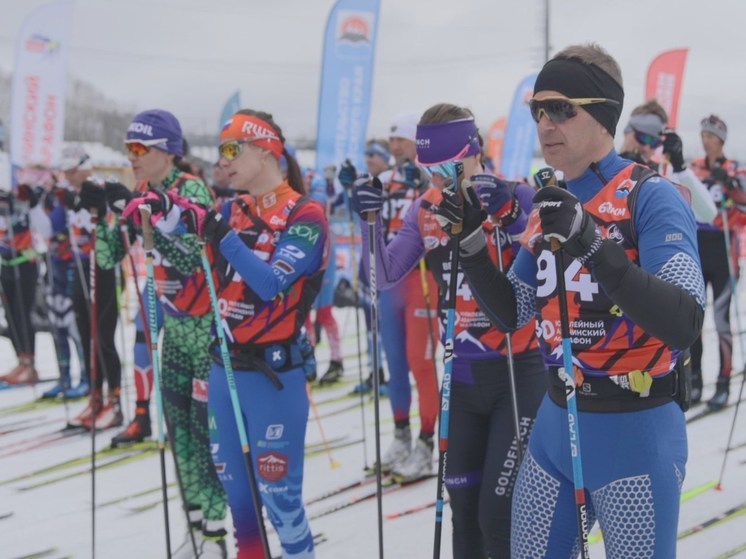 Лыжная гонка приняла участников из разных регионов России