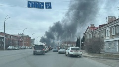 Пожар в центре Кемерова