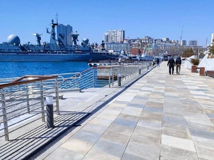 Новый прогулочный объект появился на Корабельной набережной Владивостока