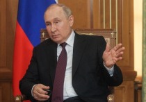 Президент России Владимир Путин заявил, что Центробанк России держит ключевую ставку из-за угрозы инфляции