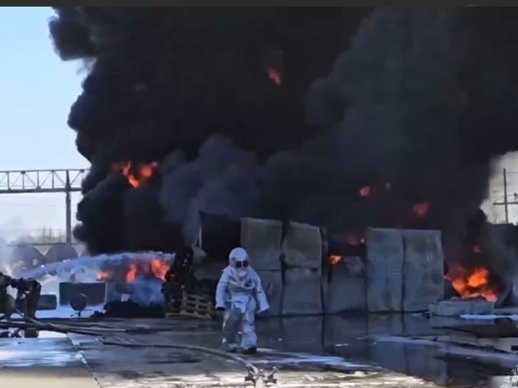В воздухе Омска не нашли загрязнений после крупного пожара на Красноярском тракте