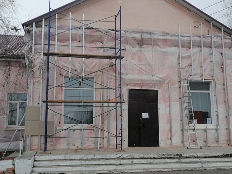 Дом культуры аала Сапогов преображается в ходе капитального ремонта