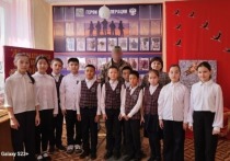 Урок мужества провели у школьников Красноярского района