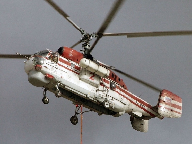 В Москве в ночь на 26 апреля неизвестные подожгли вертолет Ка-32, принадлежащий «Московскому авиационному центру»