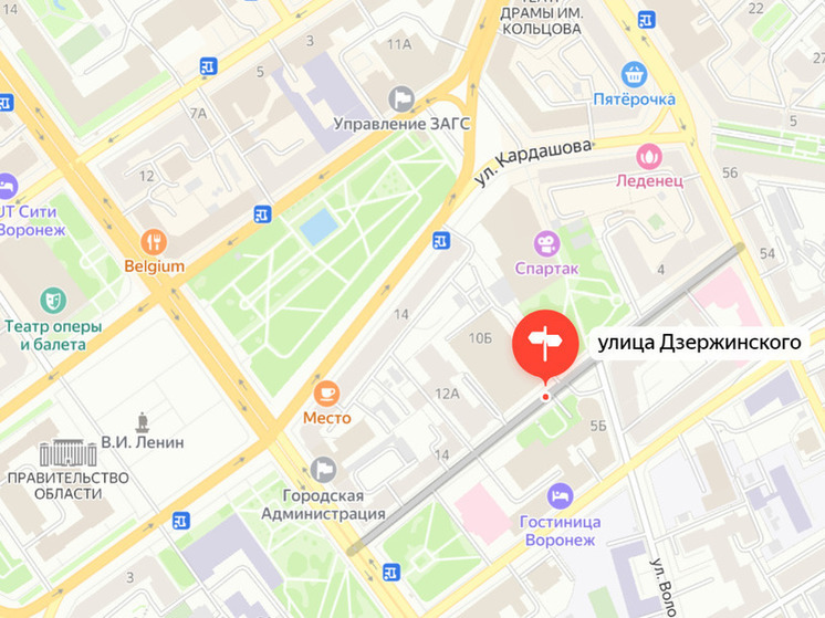 Сегодня в ночь на участке улицы Дзержинского запретят передвижение автомобилей