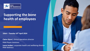 Webinar - Supporting the bone health of employees