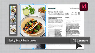 Learn how to generate images with text prompts in Adobe InDesign