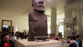 Easter Island moai in the British Museum