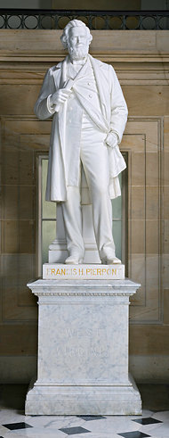 The statue of Francis H. Pierpont in Statuary Hall, the United States Capitol