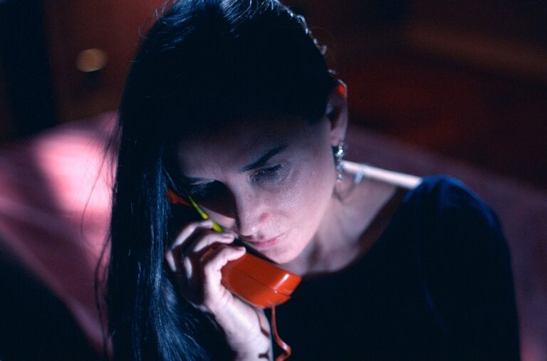 Demi Moore in “The Substance,” directed by Coralie Fargeat.