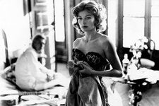 Anouk Aimée in the 1961 film “Lola,” directed by Jacques Demy. She later starred in his “Model Shop” (1969).