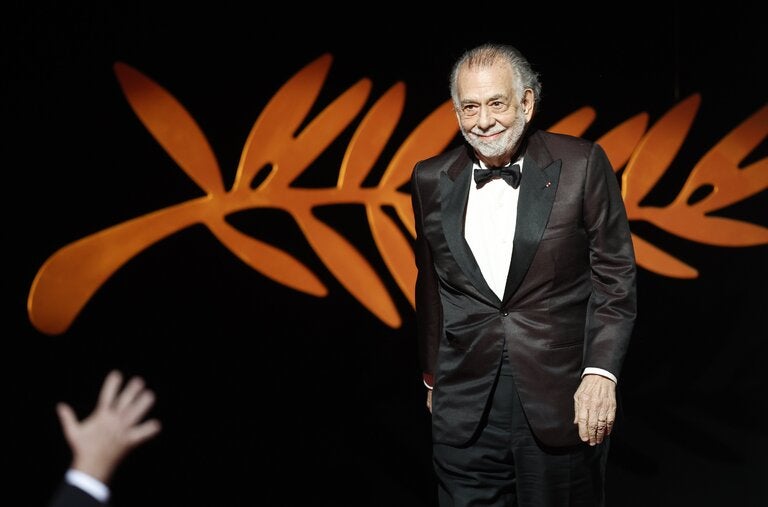 The director Francis Ford Coppola at this year’s Cannes Film Festival. He said that being honored by the Kennedy Center “means a lot to me as an American.”