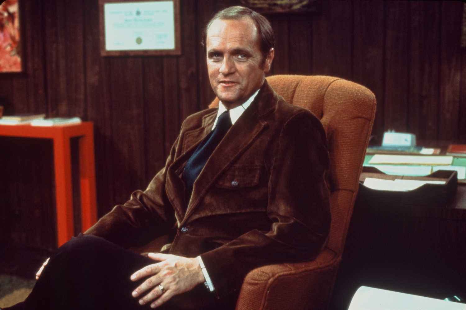 Bob Newhart on “The Bob Newhart Show,” the first of his two hit sitcoms, seen on CBS from 1972 to 1978.